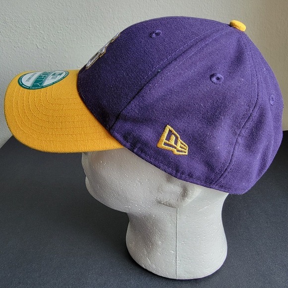 LSU Tigers New Era 9FORTY Adjustable Hat Cap Purple & Gold - Louisiana St 2 Tone - Picture 3 of 8